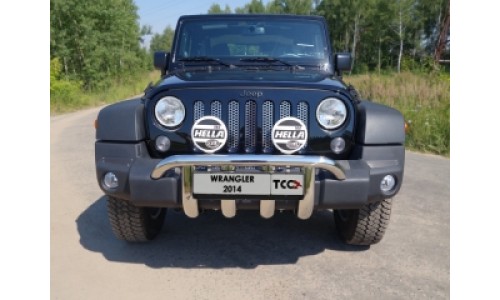 Накладки на передний бампер (зеркальные) код JEEPWRAN3D3614-20 на Jeep Wrangler 3D/5D (3,6) (20106-2018) 